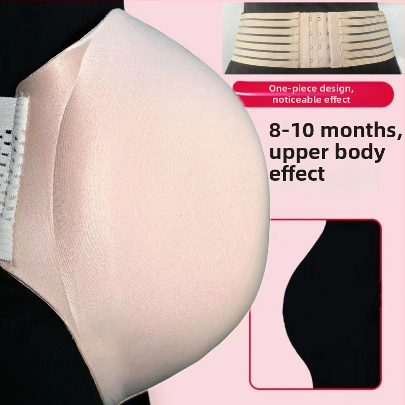 Silikona grūtnieces vēdera rekvizīts fotogrāfijām – biezināts, 2024. gada rudens, zīmols: Cits