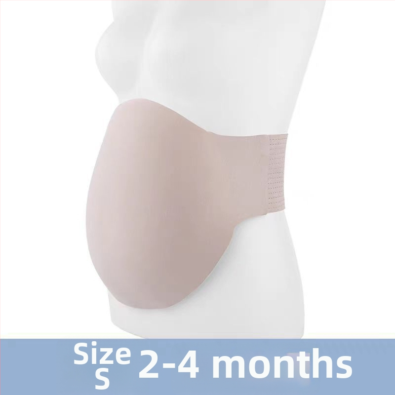 Silikona grūtnieces vēdera rekvizīts fotogrāfijām – biezināts, 2024. gada rudens, zīmols: Cits