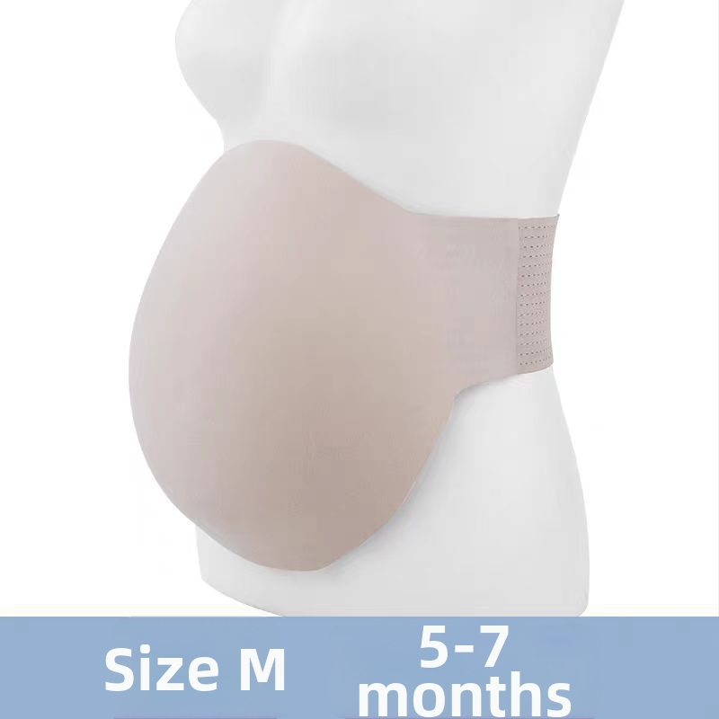 Silikona grūtnieces vēdera rekvizīts fotogrāfijām – biezināts, 2024. gada rudens, zīmols: Cits