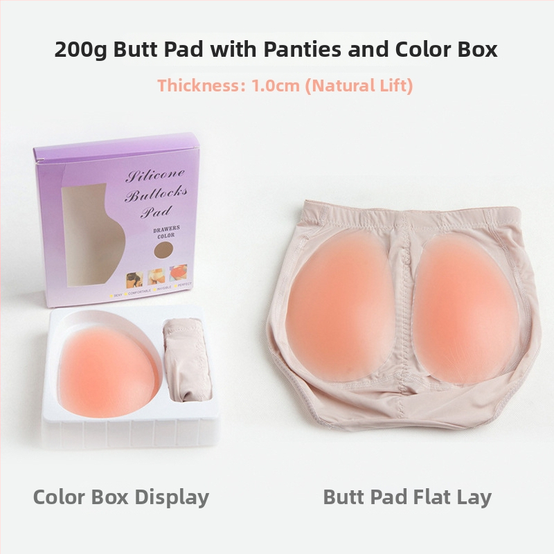 Silikona gūžu pacēlāja apakšveļa ar sēžamvietas spilventiņu, materiāls: silikons, biezinājums, funkcija: palielināt, zīmols Foreign Stars