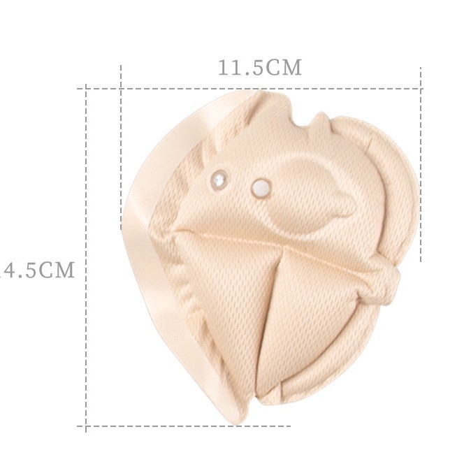 4D krūštura ievietojums ar automātisku regulēšanu un gaisa spilventiņu — poliesters, biezināts pildījums