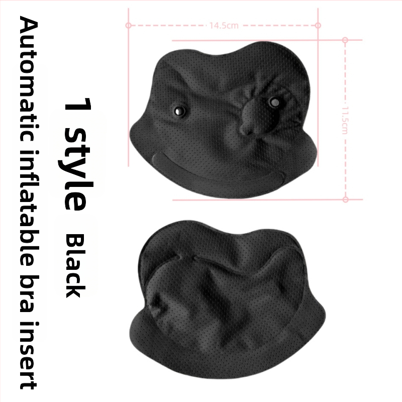 4D krūštura ievietojums ar automātisku regulēšanu un gaisa spilventiņu — poliesters, biezināts pildījums