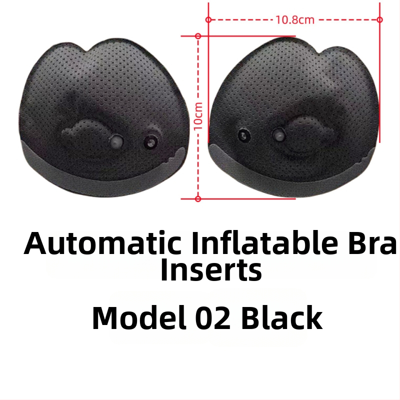 4D krūštura ievietojums ar automātisku regulēšanu un gaisa spilventiņu — poliesters, biezināts pildījums