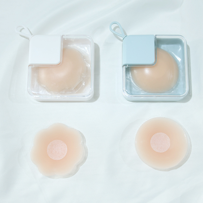 Silikona krūšu plāksteris lielām krūtīm — pacēlājs, neredzams, plāns, apaļa sprauslas forma, kāzu kleitai