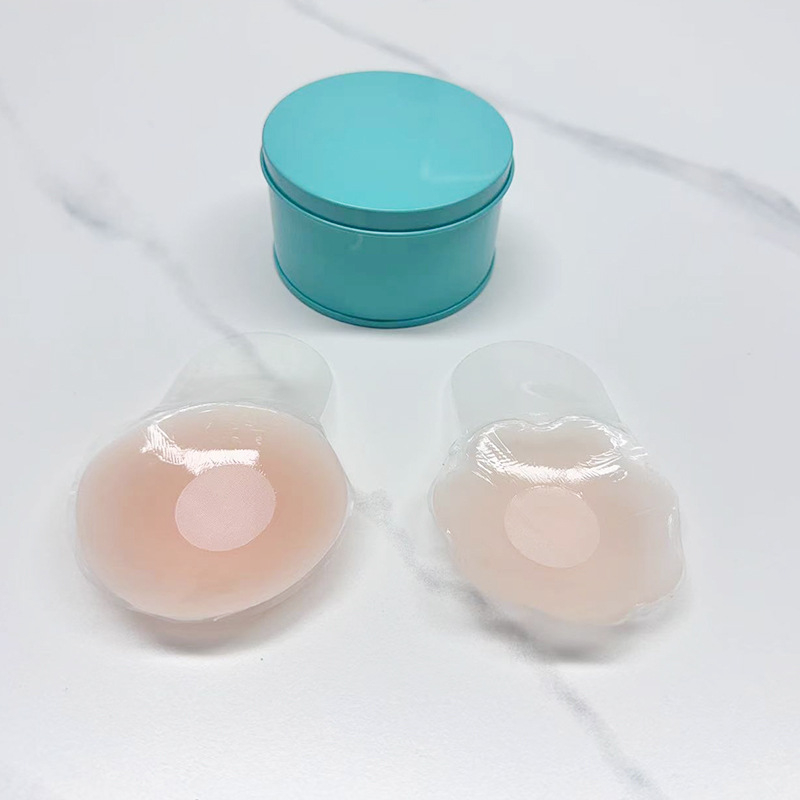 Silikona krūšu plāksteris lielām krūtīm — pacēlājs, neredzams, plāns, apaļa sprauslas forma, kāzu kleitai