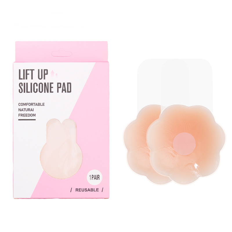 Silikona krūšu plāksteris lielām krūtīm — pacēlājs, neredzams, plāns, apaļa sprauslas forma, kāzu kleitai