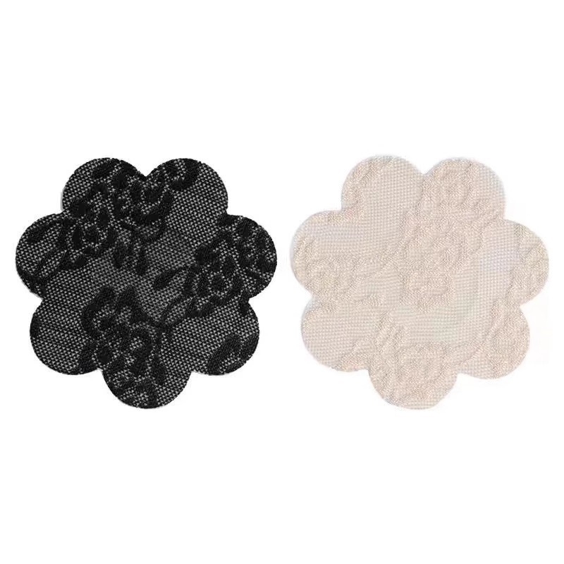 Mežģīņu krūšu plāksteri, elpojoši, ultra plāni, zieda forma, seksīgs stils