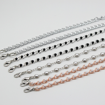 Metāla plecu josta Hanfu ar rhinestone kristāliem un pērles, regulējama vienas rindas neredzama plecu siksna