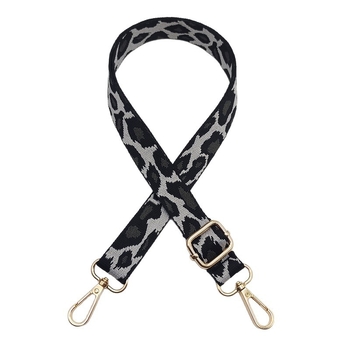 Langrong poliester remen za torbu s prugastim uzorkom, ramenski/crossbody remen, otporan na habanje, smanjuje opterećenje, novi nacionalni stil, ljeto 2024