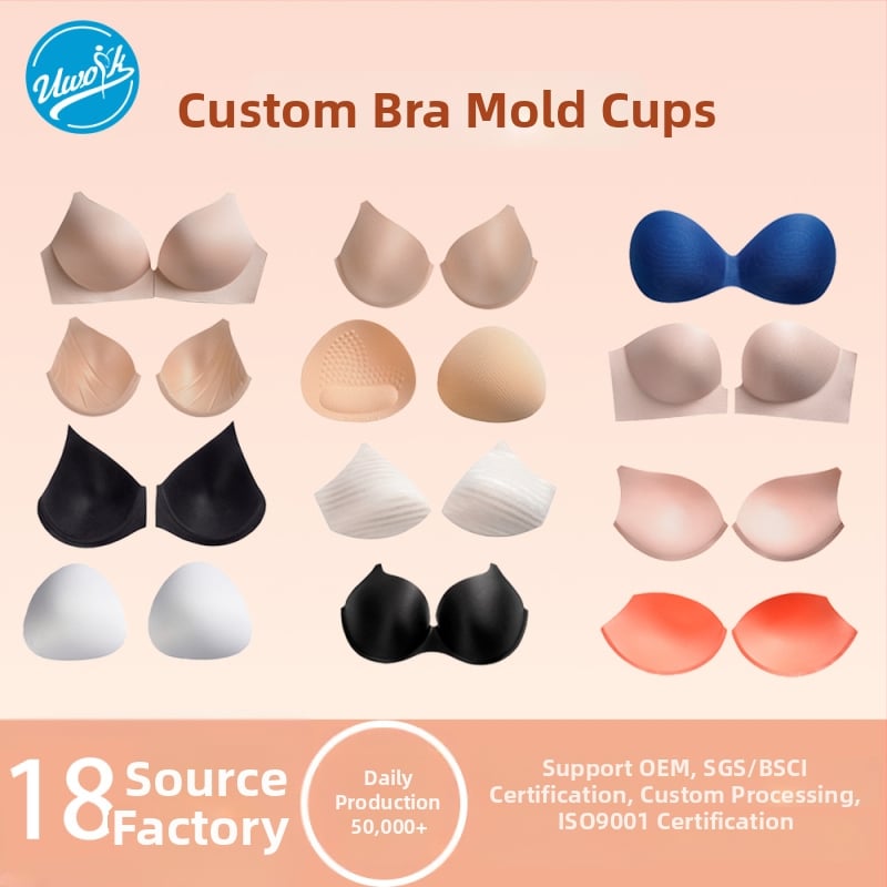 Formēts krūšu spilventiņa paliktnis mazam krūsim - plāns, elpojošs, bezšuvju, bez pēdām