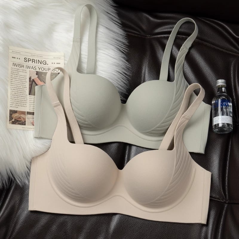 Sieviešu bezvadu, bezšuvju push-up krūšturis ar krūšu savākšanu, regulējamas siksnas, neilons/elastāns