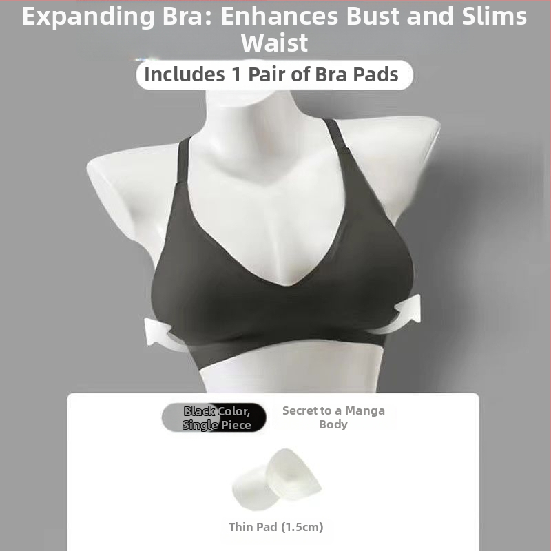 Nailona krūšturis ar 3/4 kausu, augšējais plānais un apakšējais biežais veids, fiksētas dubultās plecu siksnas, bez muguras šuvēm