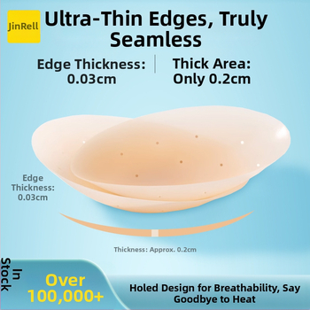 Silikona krūšu plāksteris – nemanāms, elpojošs un neredzams; ultra plāns, perforēts