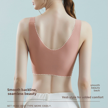 Bešuvju sporta krūšturis push-up, 3/4 kauss, plānas formētas krūzes, fiksētas dubultās lences, bez metāla gredieniem