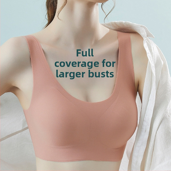 Bešuvju sporta krūšturis push-up, 3/4 kauss, plānas formētas krūzes, fiksētas dubultās lences, bez metāla gredieniem