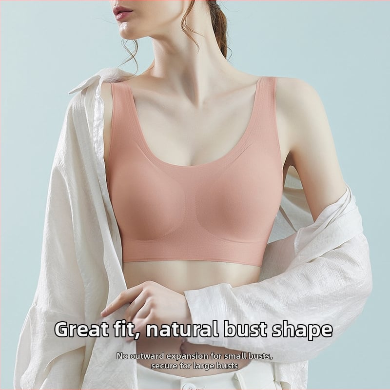 Bešuvju sporta krūšturis push-up, 3/4 kauss, plānas formētas krūzes, fiksētas dubultās lences, bez metāla gredieniem