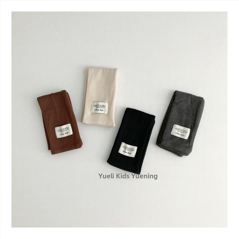 Detský pletený šál, unisex, zimný, geometrický vzor (materiál: pletené; šírka: 9 cm; hmotnosť: 63 g)