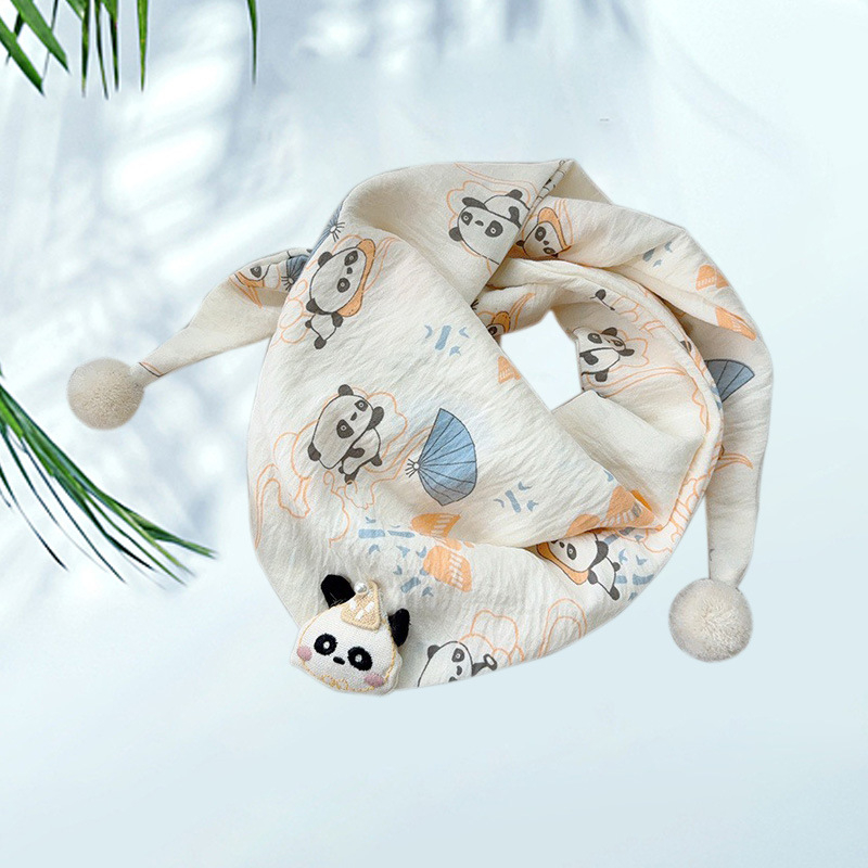 Trīsstūra šalle no kokvilnas, twill audums, režģa raksts, tie-dye apstrāde, saglabā siltumu.