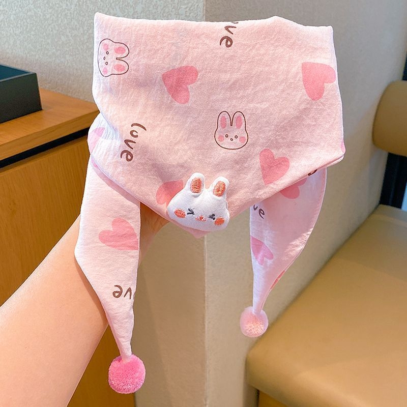 Trīsstūra šalle no kokvilnas, twill audums, režģa raksts, tie-dye apstrāde, saglabā siltumu.