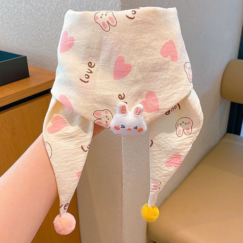 Trīsstūra šalle no kokvilnas, twill audums, režģa raksts, tie-dye apstrāde, saglabā siltumu.