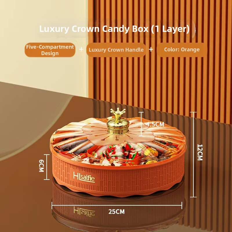 Augļu šķīvis ar vāku, Kang Zhixing zīmols, daudzslāņu nodalījumi, mūsdienīgs minimālisma stils, 2023 vasara