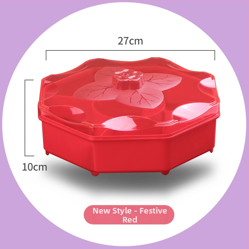 Augļu šķīvis ar vāku, Kang Zhixing zīmols, daudzslāņu nodalījumi, mūsdienīgs minimālisma stils, 2023 vasara