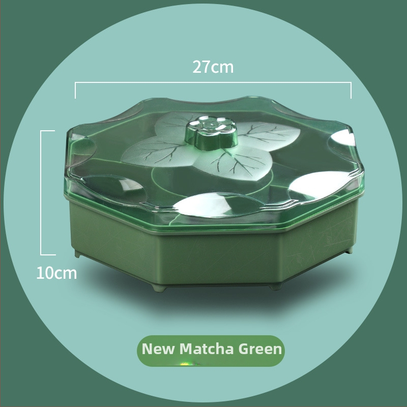 Augļu šķīvis ar vāku, Kang Zhixing zīmols, daudzslāņu nodalījumi, mūsdienīgs minimālisma stils, 2023 vasara