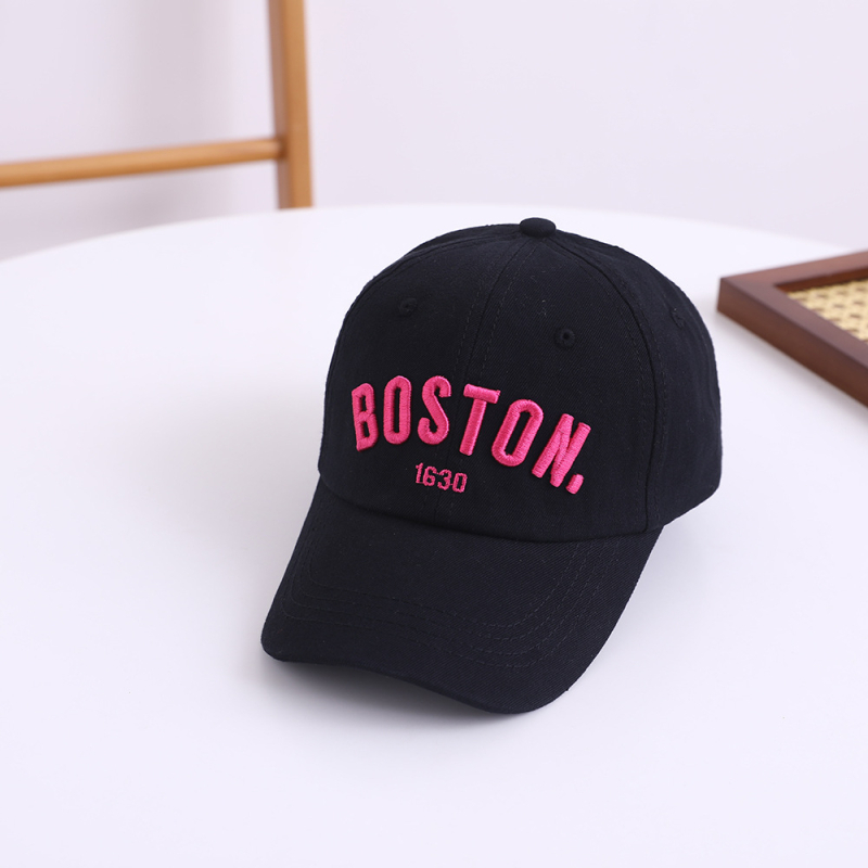 Dječja baseball kapa s izvezenim slovima, unisex, zaštita od sunca, proljetni stil, pamuk, zakrivljeni vizir, uzrast 2-6 godina