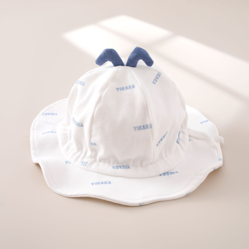Dulala sunčana kapa za bebe, 100% pamuk, prozračna kupolna kapa, zaštita od sunca za proljeće i jesen, za 0-6 mjeseci
