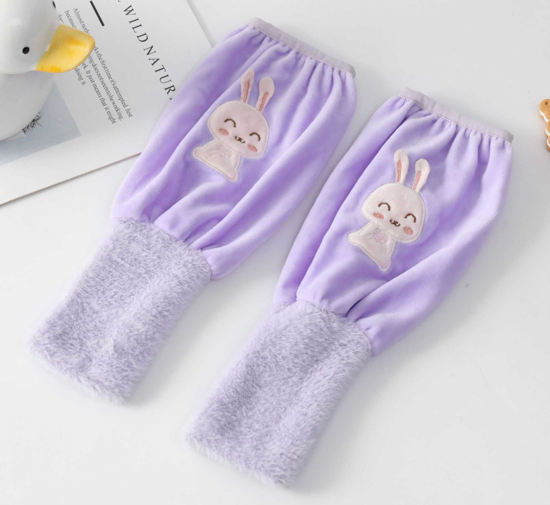 Bērnu rakstāmroku sargi rudens–ziemas sezonai, pret netīrumiem, siltas, karikatūru stilā