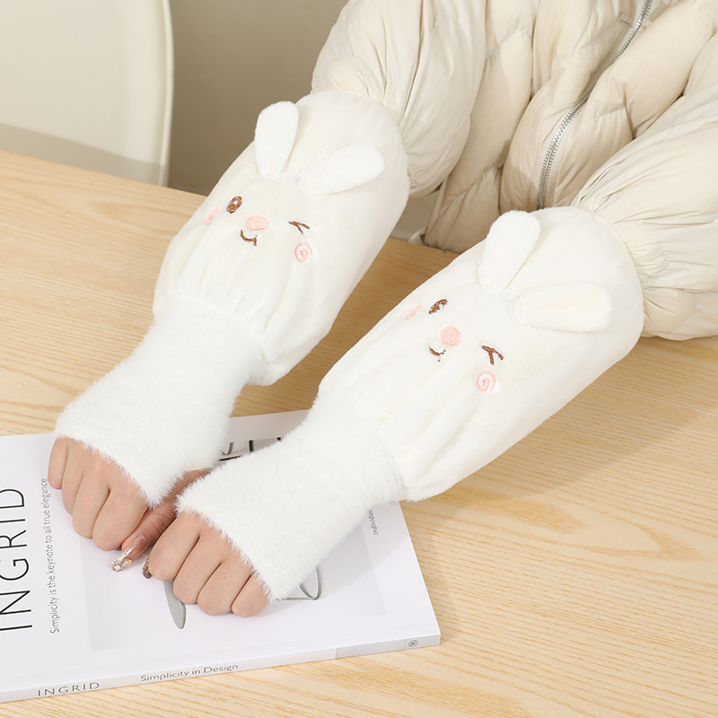 Bērnu rakstāmroku sargi rudens–ziemas sezonai, pret netīrumiem, siltas, karikatūru stilā