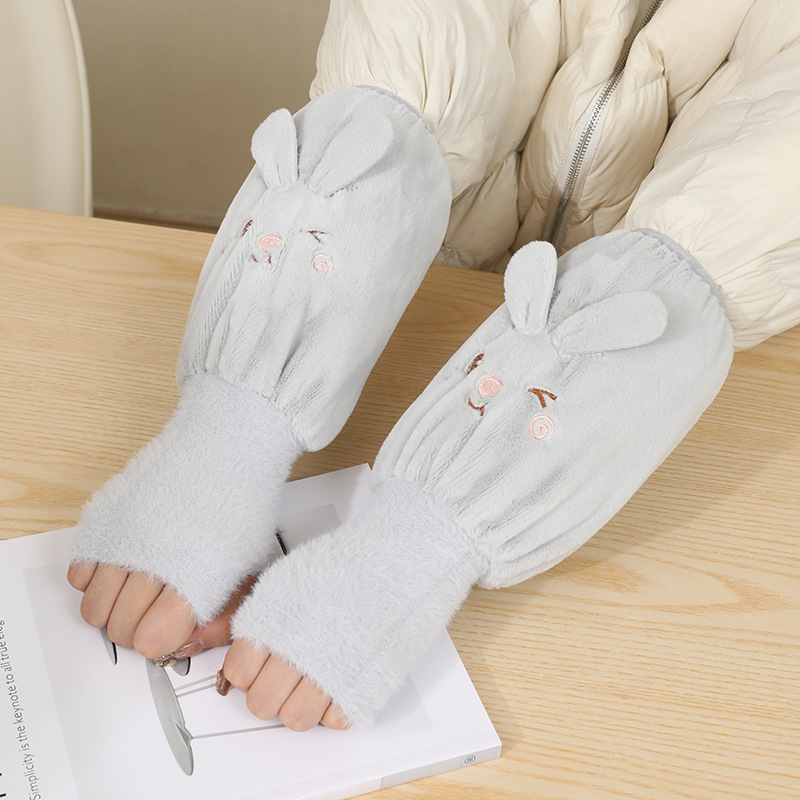 Bērnu rakstāmroku sargi rudens–ziemas sezonai, pret netīrumiem, siltas, karikatūru stilā