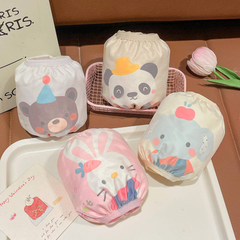 Bērnu ūdensnecaurlaidīgas piedurknes ar manšetēm – universālas, karikatūru raksts, tarpaīna materiāls, apdruka