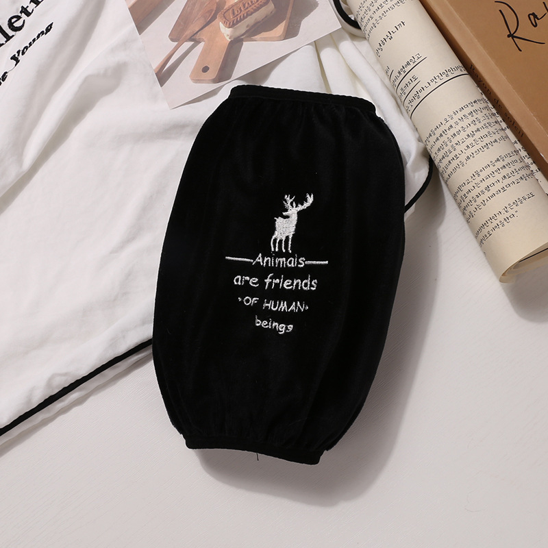 Mâneci de protecție pentru copii – desen animat, broderie, poliester și fleece, anti-murdărire