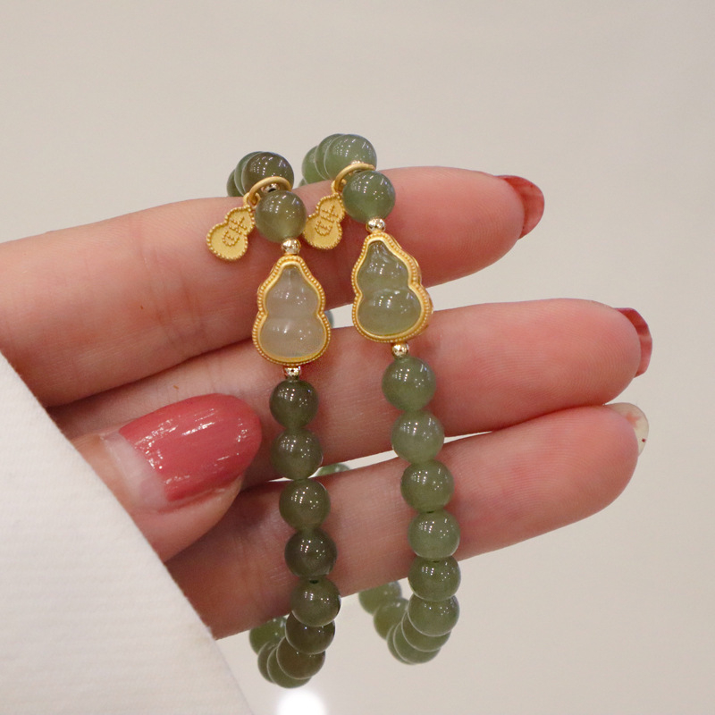 Brățară din Jad Hetian pentru femei, stil național, retro literatură și artă