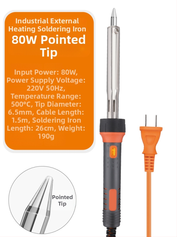 Lodētājs augstas jaudas ar plakanu galu, ar gaismu, konstantā temperatūra; 60W ar plakanu galu un 30W ar uzgaļu