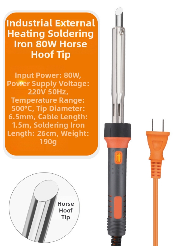 Lodētājs augstas jaudas ar plakanu galu, ar gaismu, konstantā temperatūra; 60W ar plakanu galu un 30W ar uzgaļu