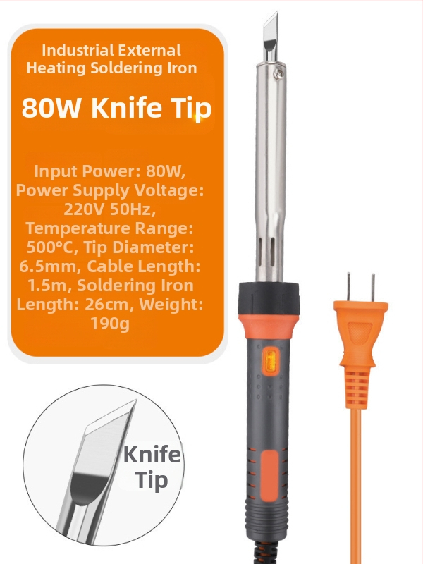 Lodētājs augstas jaudas ar plakanu galu, ar gaismu, konstantā temperatūra; 60W ar plakanu galu un 30W ar uzgaļu