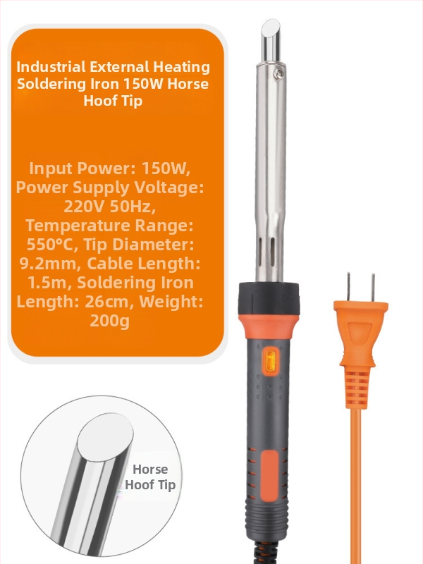 Lodētājs augstas jaudas ar plakanu galu, ar gaismu, konstantā temperatūra; 60W ar plakanu galu un 30W ar uzgaļu