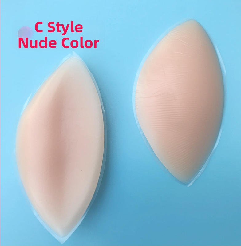 Silikona krūšu spilventiņš ar iebūvētu ielikni (Materiāls: Silikons; Biezums: Palielināšana; Funkcija: Palielināšana; Izlaidums: 2018)