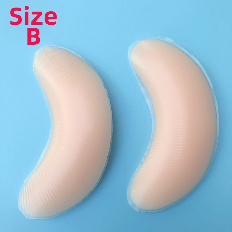 Silikona krūšu spilventiņš ar iebūvētu ielikni (Materiāls: Silikons; Biezums: Palielināšana; Funkcija: Palielināšana; Izlaidums: 2018)