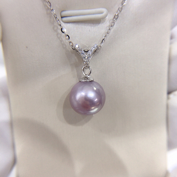 Kaklo papuošalas su gėlavandeniais perlais, tobulo apskritimo forma, sidabras 925, 2024 m. pavasaris, madingas kasdieniam dėvėjimui