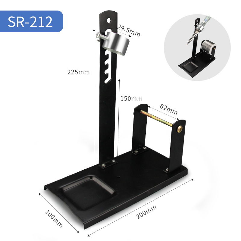 HB Pilnmetāla lodāmura statīvs – daudzfunkcionāls 3-1, smags, 936 statīvs un lodēšanas vada turētājs