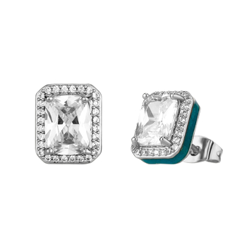 Naušnice s geometrijskim dizajnom, od bakra, unisex, proljeće 2023