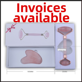 Širdies formos gua sha plokštė iš miltelinio kristalo veido masažui