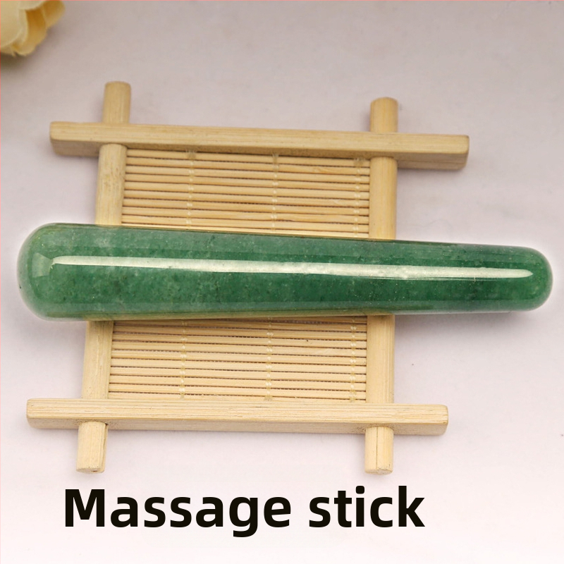 Širdies formos gua sha plokštė iš miltelinio kristalo veido masažui