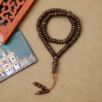 Tasbih molitveni biseri – 99 bisera, akril, klasični stil, Zima 2024