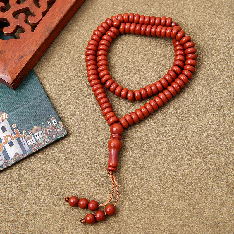 Tasbih molitveni biseri – 99 bisera, akril, klasični stil, Zima 2024