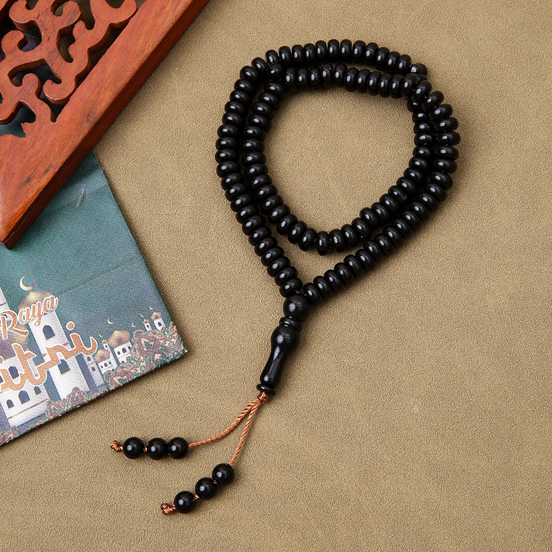 Tasbih molitveni biseri – 99 bisera, akril, klasični stil, Zima 2024