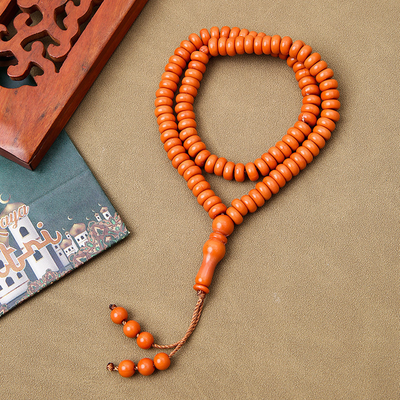 Tasbih molitveni biseri – 99 bisera, akril, klasični stil, Zima 2024